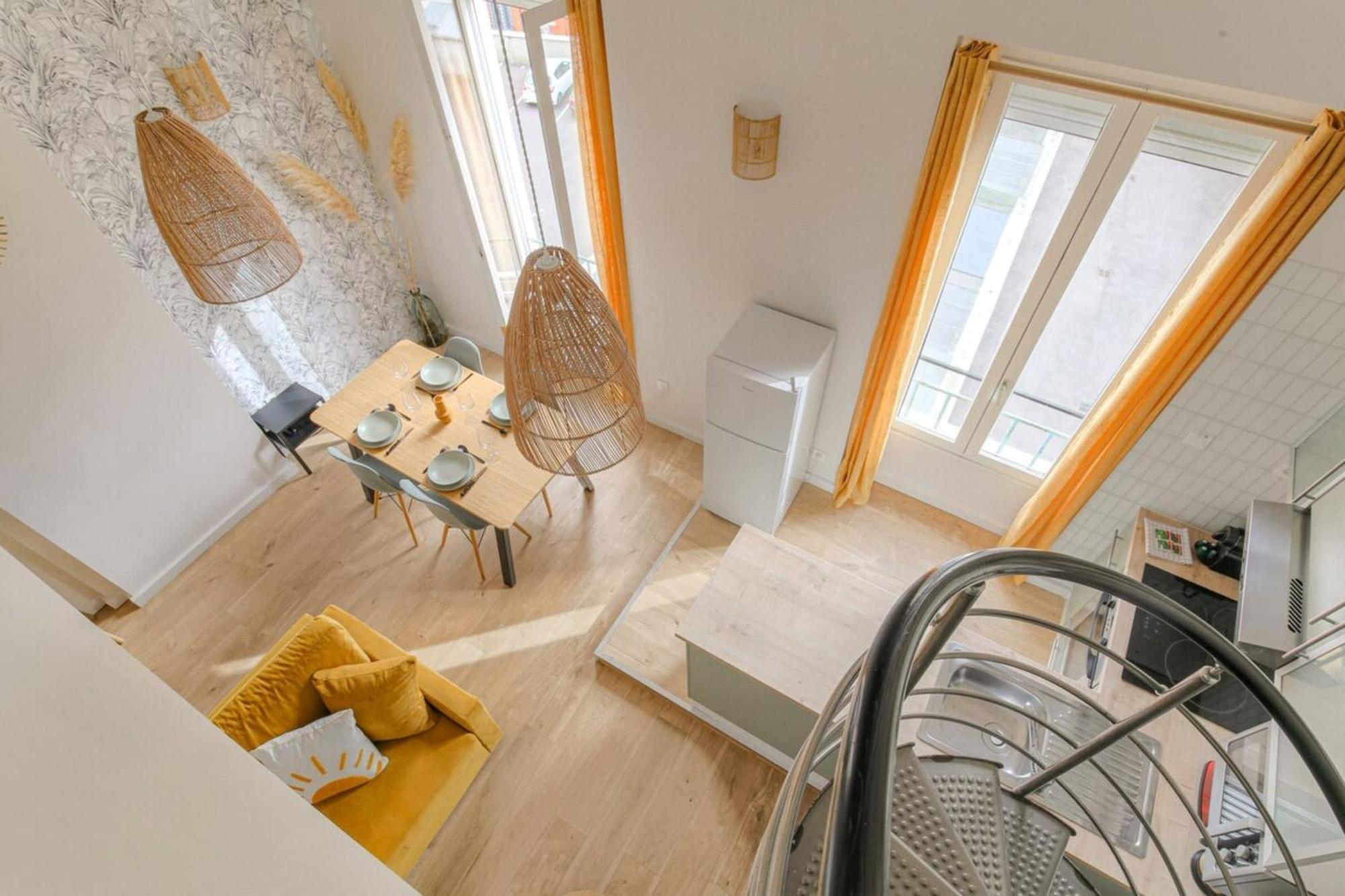 Duplex Spacieux Et Design Proche La Part-Dieu Daire Lyon Dış mekan fotoğraf